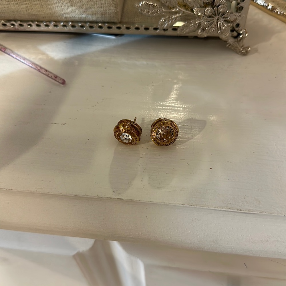 Authentic Versace earrings never worn
